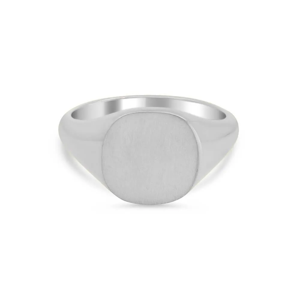 Women's Square Signet Ring - Medium