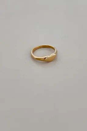 YOUR HEART SIGNET RING GOLD
